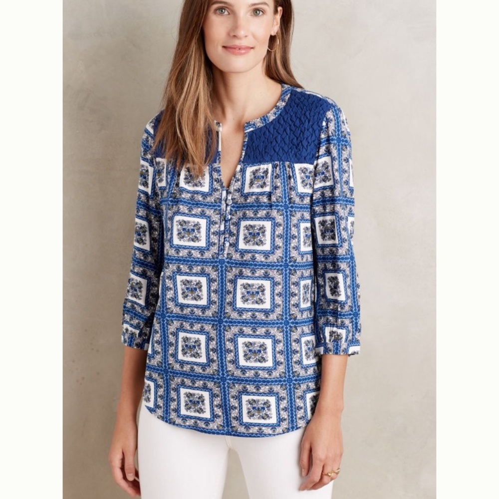 Anthropologie Porridge Belmar Top